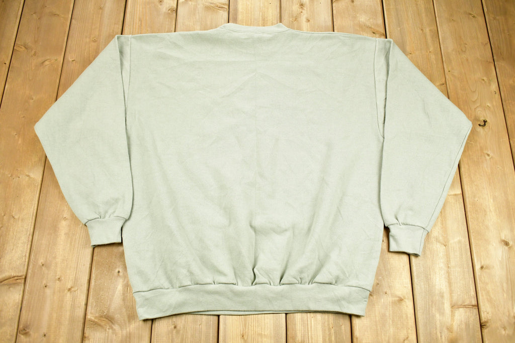 Vintage 1990s Chatham Michigan Cute Animal Graphic Crewneck Sweatshirt