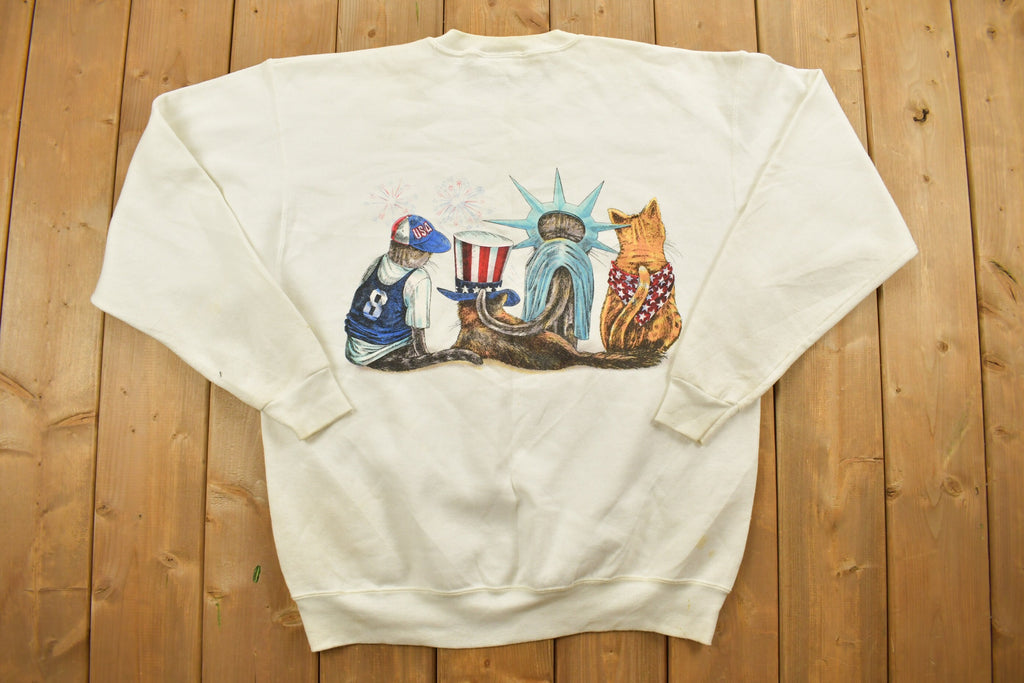Vintage 1990s USA Celebration Crewneck Sweatshirt