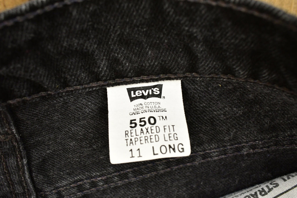 Vintage 90's Levi's 550 Red Tab Jeans Size 11 Long