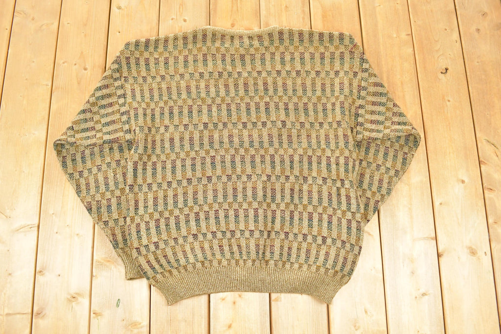 Vintage 1990s Gianfranco Ruffini Italy Knit Crewneck Sweater Men's L