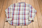 Vintage 1990s Plaid Button Up Shirt