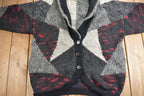 Vintage 1990s Tony Lambert Shawl Collar Knit Cardigan Sweater