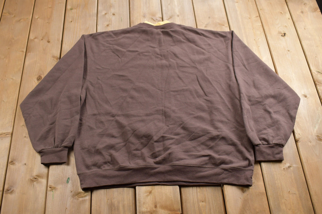 Vintage 1990s Sunflower Theme Crewneck Sweater
