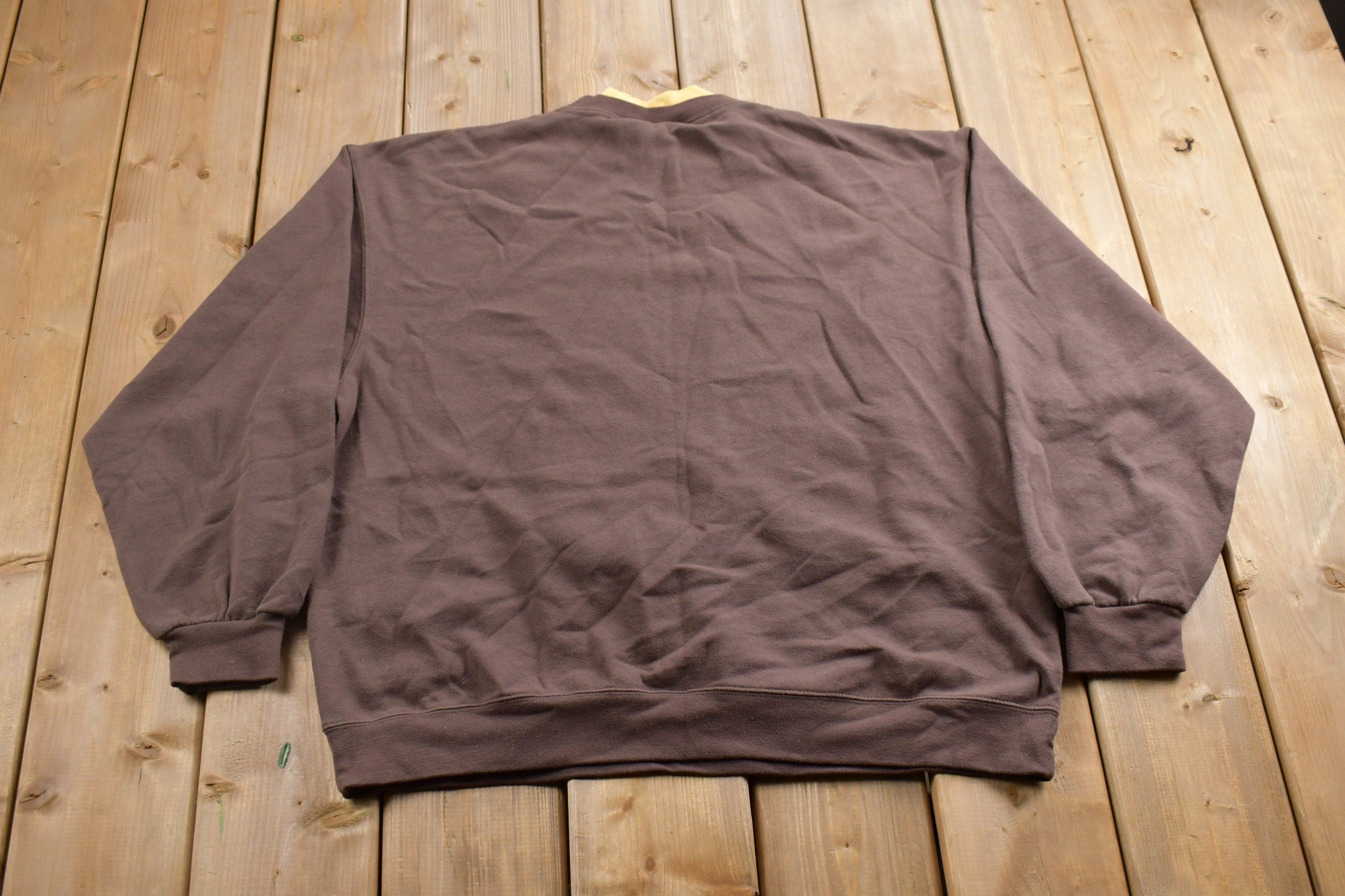Vintage 1990s Sunflower Theme Crewneck Sweater