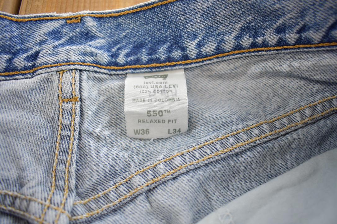 Vintage 1990s Levi's 550 Jeans Size 36x34