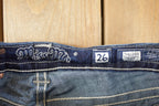 Vintage Deadstock Y2K Miss Me Bedazzled Low Rise Jeans Women's Size 26x31
