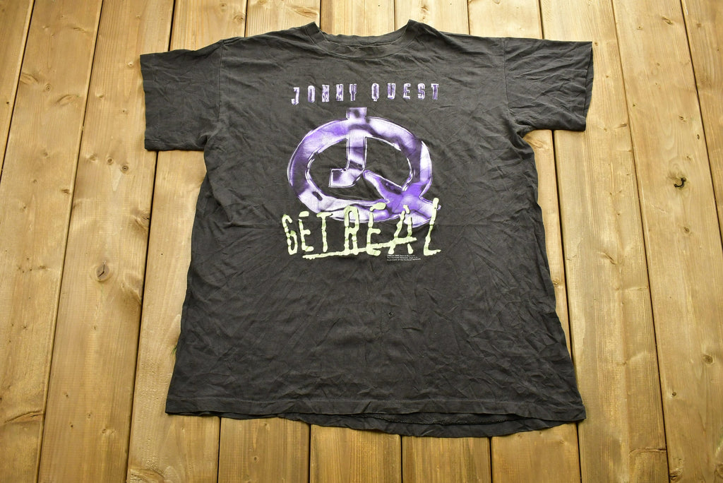 Vintage 1996 Johnny Quest Get Real Cartoon T-Shirt