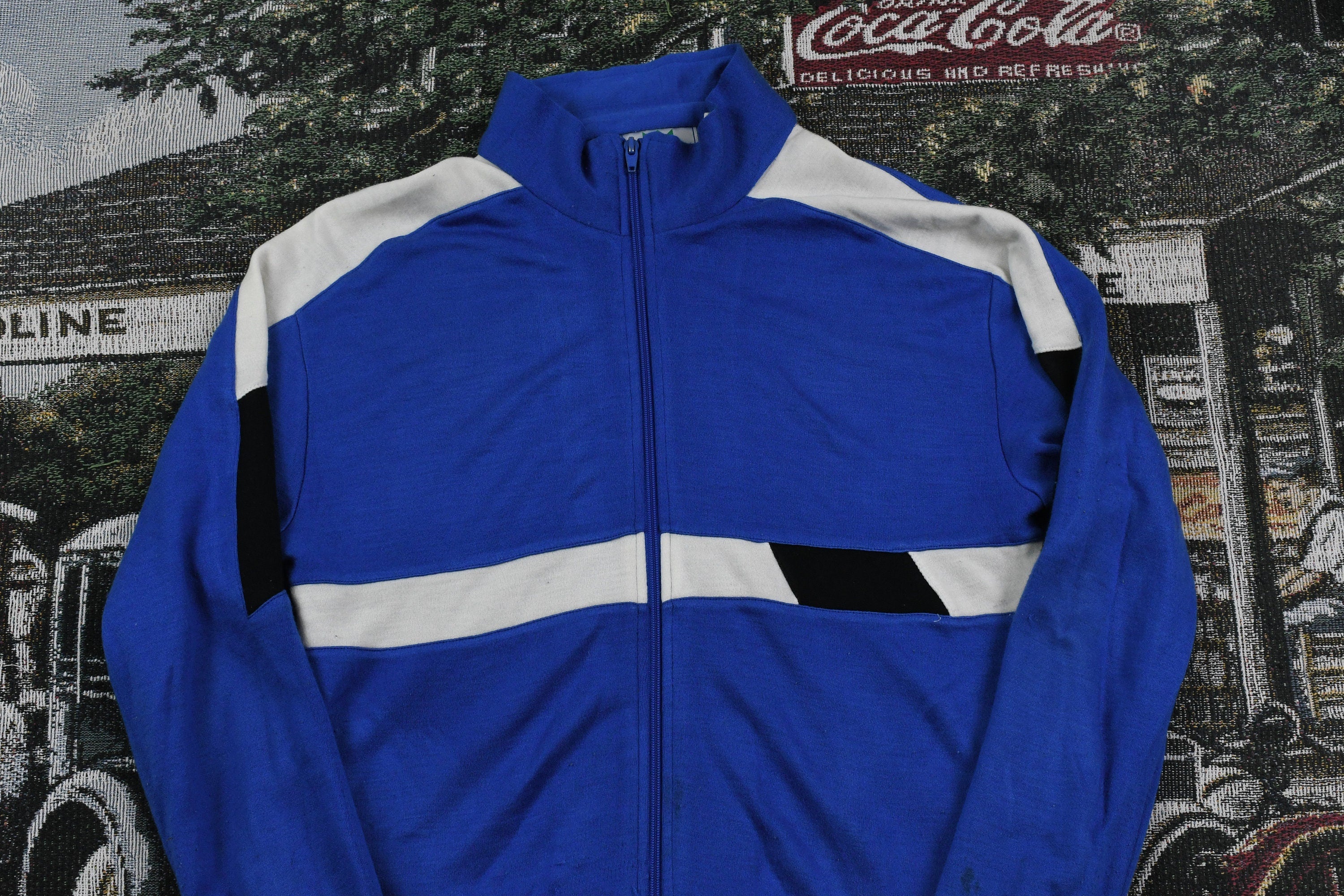 Vintage 1990s Winning Ways Track Suit Zip Up Sweater