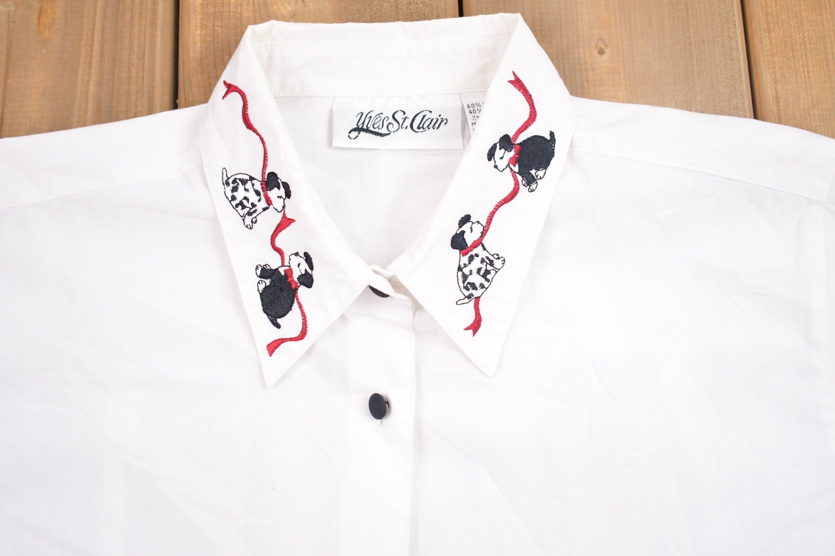 Vintage 1990s Yves St. Clair Button Up Shirt