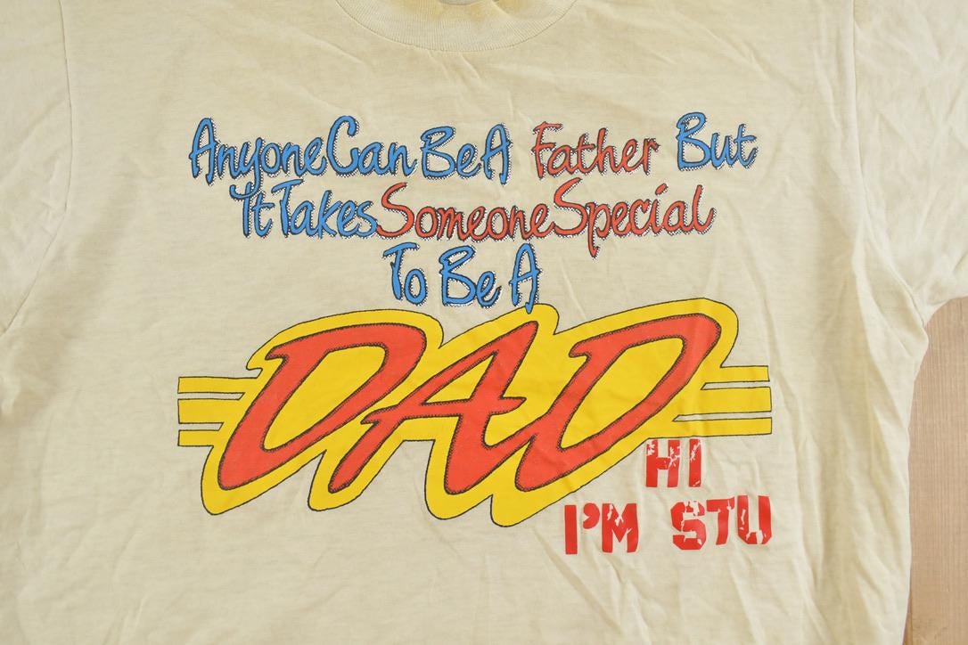 Vintage 1990s Special Dad Stu Souvenir T-Shirt