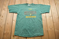 Vintage 1990s Embroidered Green Bay Packers World Champ 1965 NFL Graphic T-Shirt