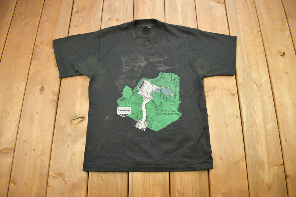 Vintage 1992 Minnesota Vietnam War Veterans Memorial Graphic T Shirt