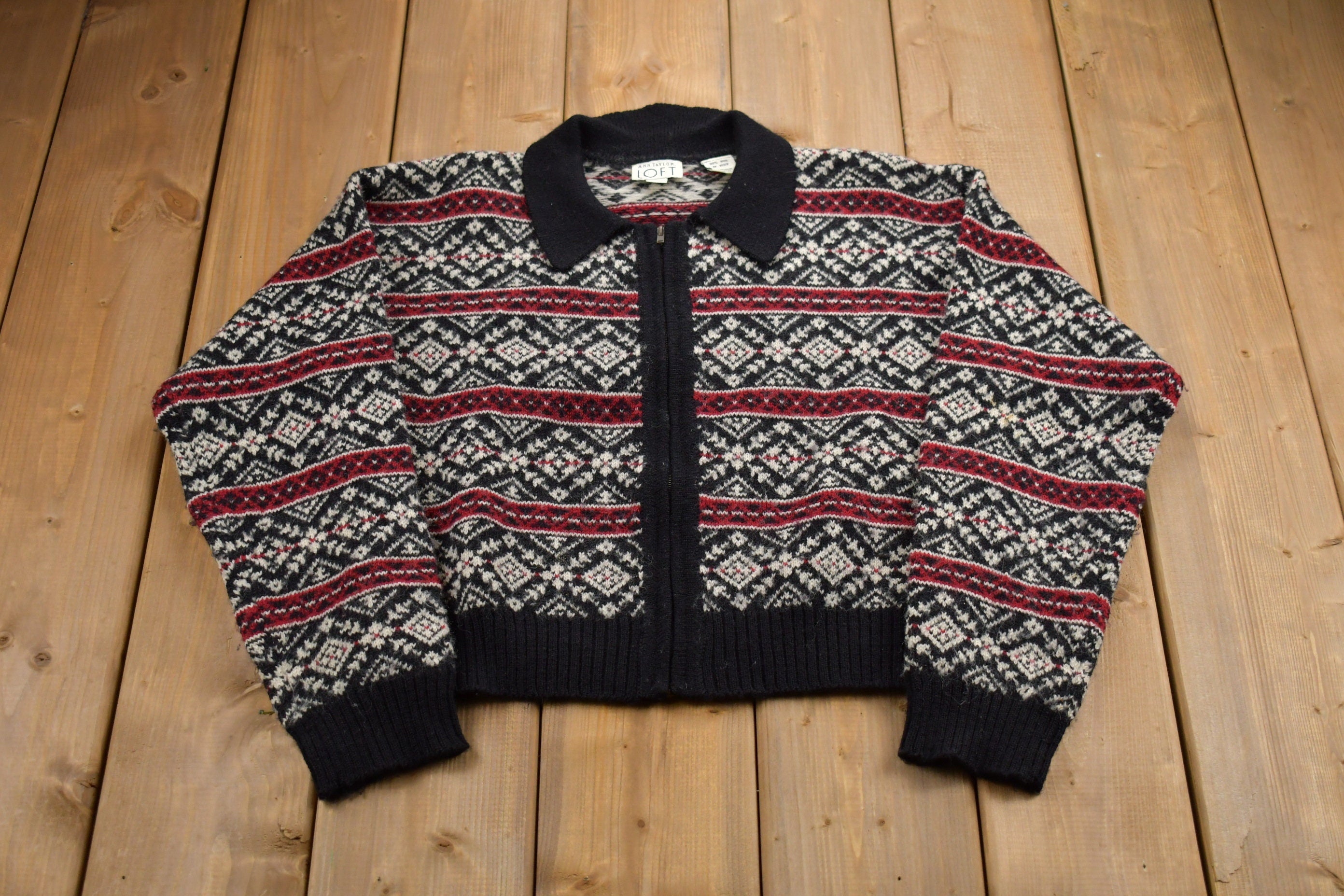 Vintage 1980s Ann Taylor LOFT Knitted Sweater