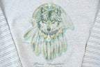 Vintage 1990s Timeout Dan Taylor Spirit Of The Wolf Outdoorsman Crewneck Sweatshirt