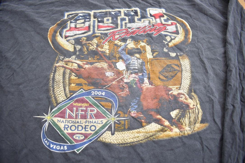 Vintage 2004 National Bill Riding Finals Las Vegas Souvenir Travel Crewneck Sweatshirt