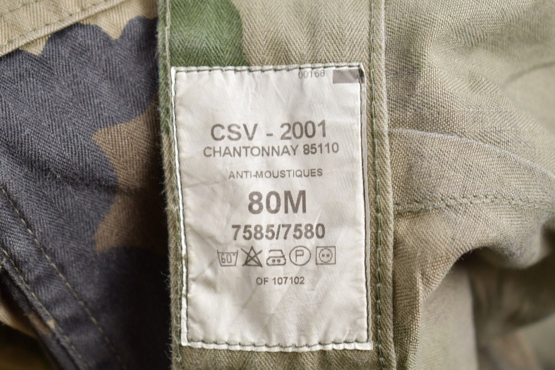 Vintage 2001 Army Woodland Camouflage Cargo Pants Size 33 x 25.5