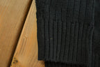Vintage 1980s Jordan Craig Acrylic Knit Leather Patch Crewneck Sweater Men's L /