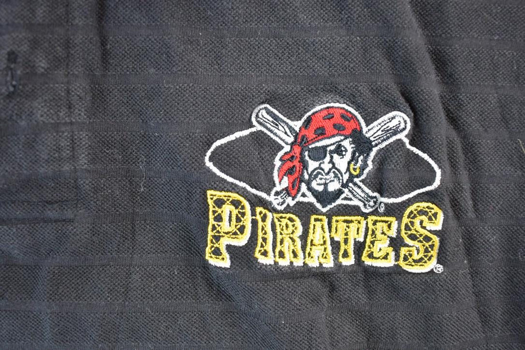 Vintage 1990s Pittsburgh Pirates Quarter Button MLB Shirt Mens L