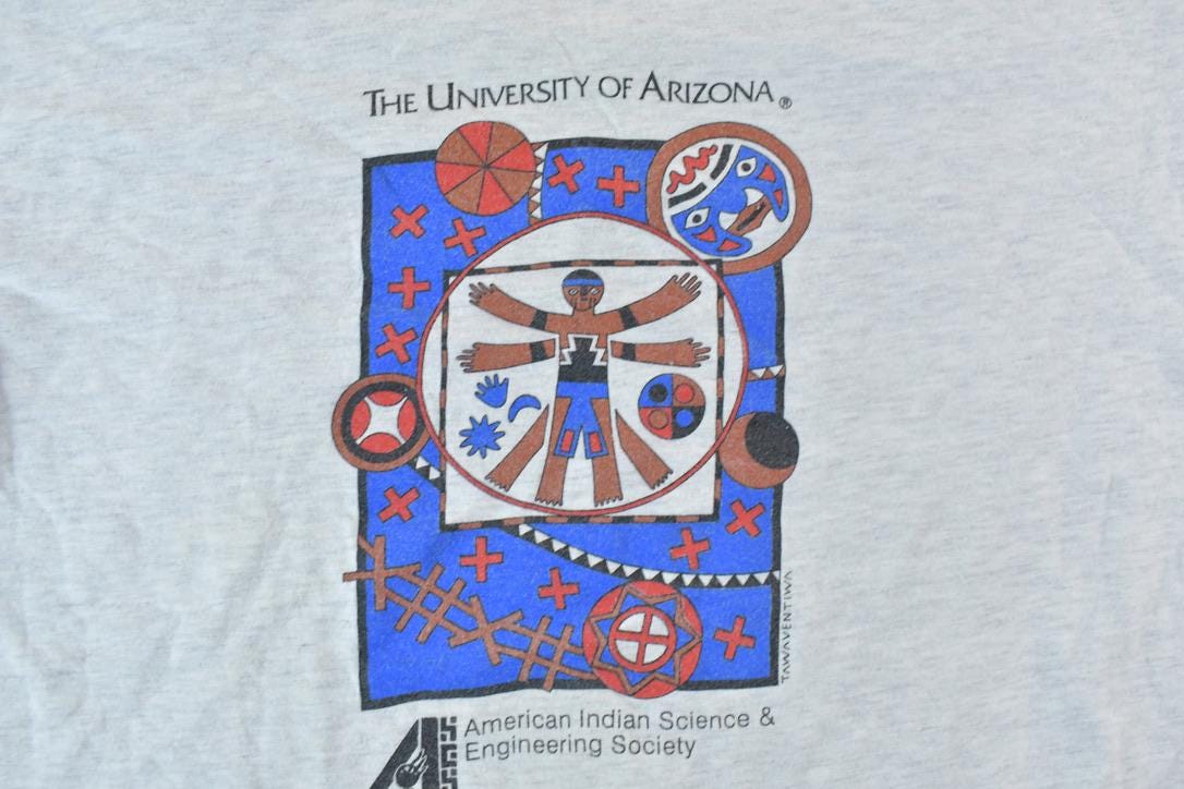 Vintage 1990s University Of Arizona Basketball Collegiate T-Shirt
