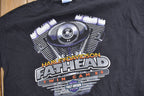 Vintage 1998 Bob's Fond Du Lac Harley Davidson Wisconsin Graphic T-Shirt