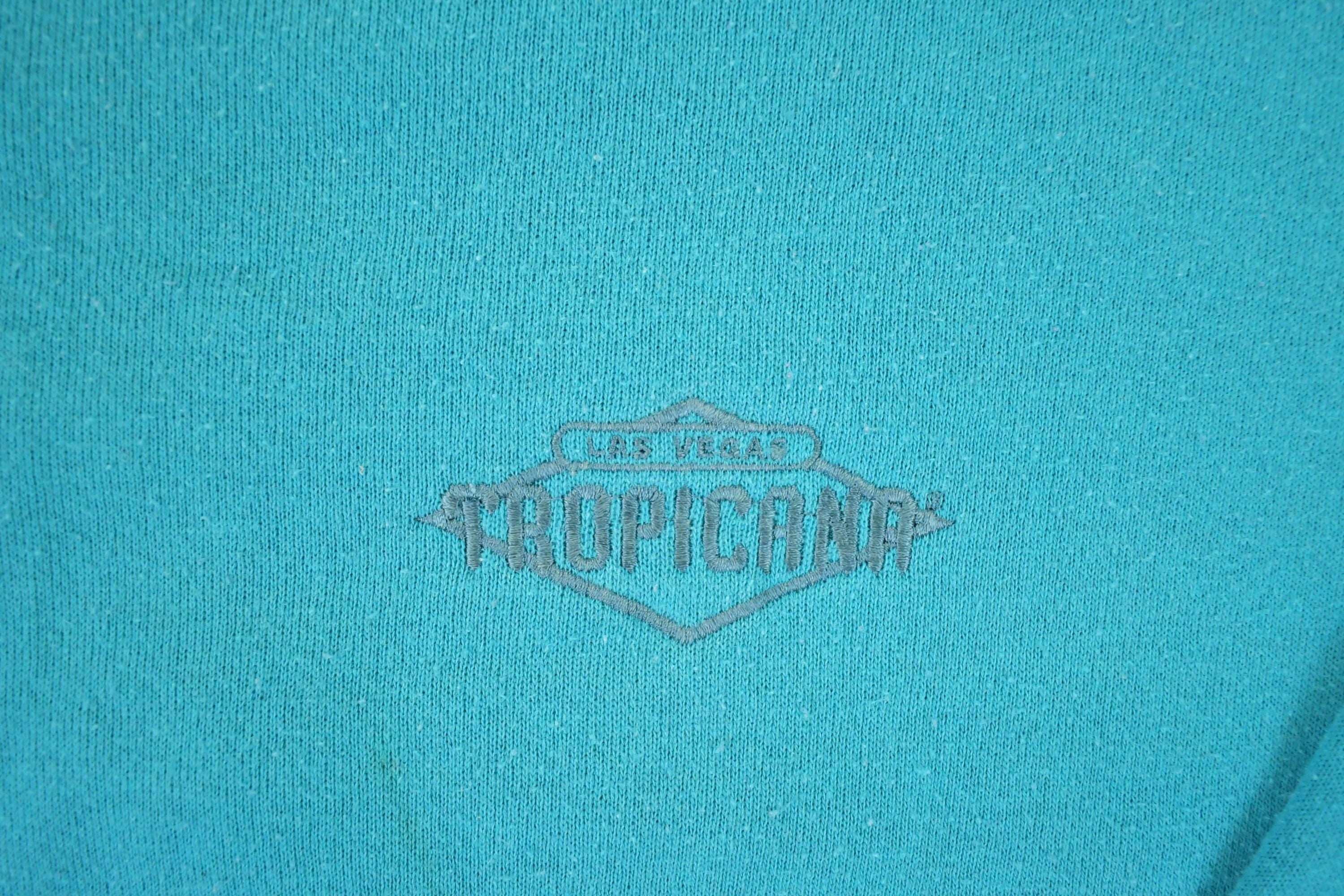 Vintage 1990s Las Vegas Tropicana Embroidered Destination Crewneck Sweatshirt Mens L