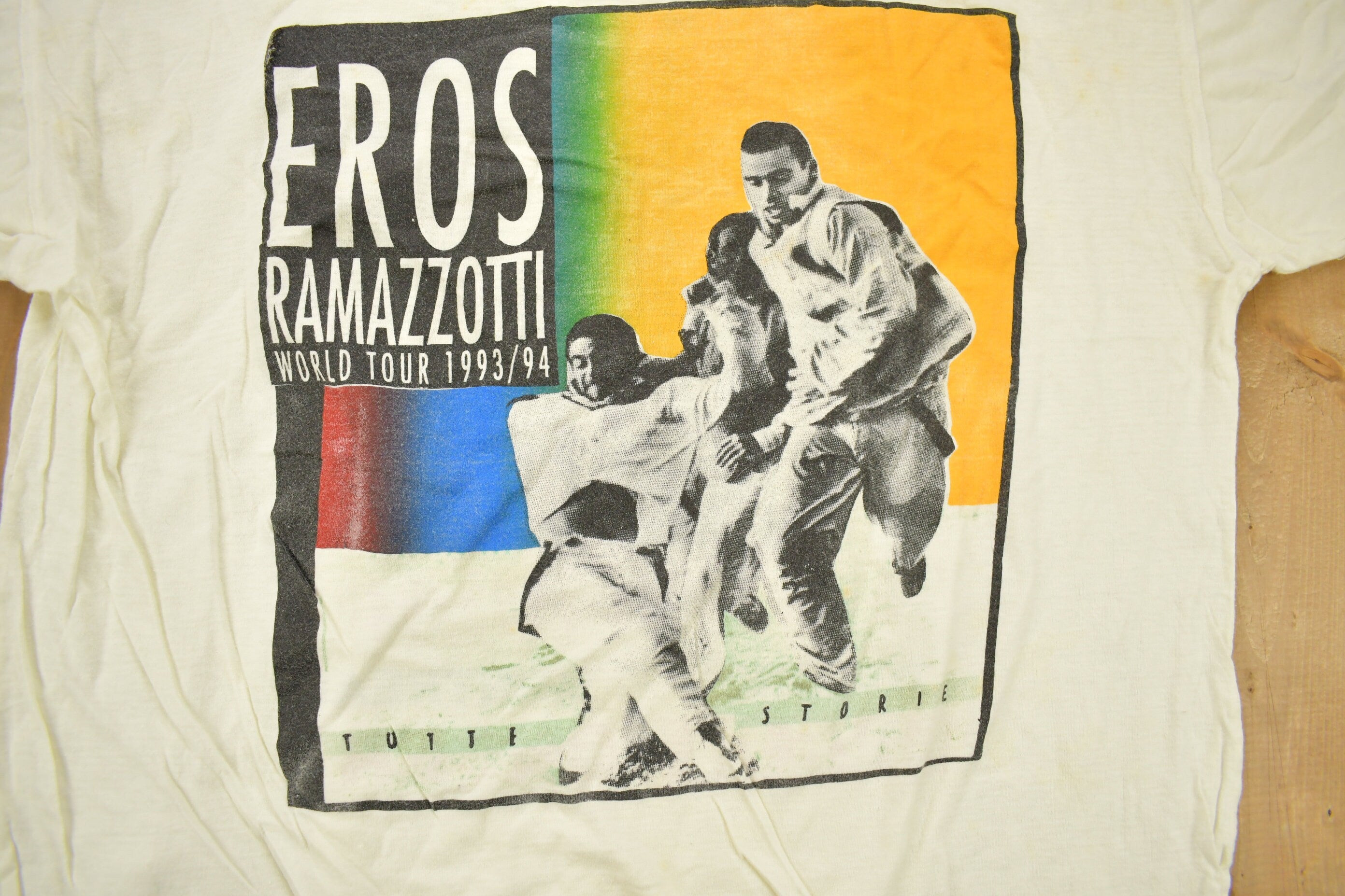 Vintage 1994 Eros Ramazzotti World Tour Band T-shirt