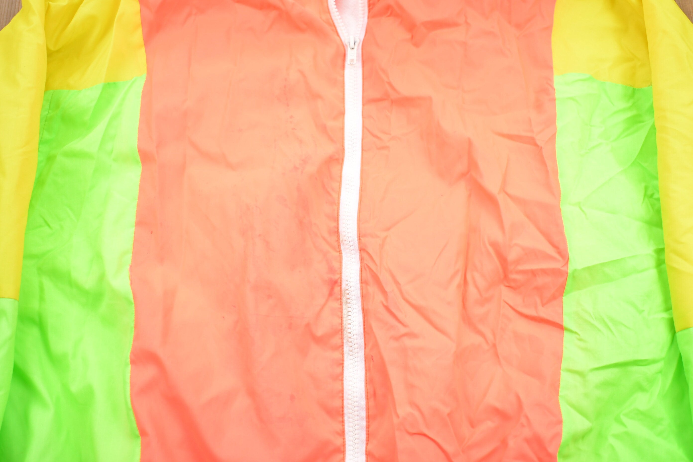 Vintage 1990s Color Block Windbreaker Jacket