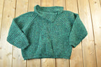 Vintage 1980s Gap 100% Wool Knit Sweater Womens M