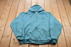 Vintage 1990s Laborers Union Westmont Illinois Graphic Zip Up Hoodie / 90s Hoodie / Vintage Sweater / Zip Up Hoodie / Made In USA