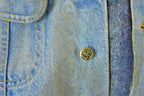 Vintage 1970s Lee Storm Riders Lined Jean Jacket