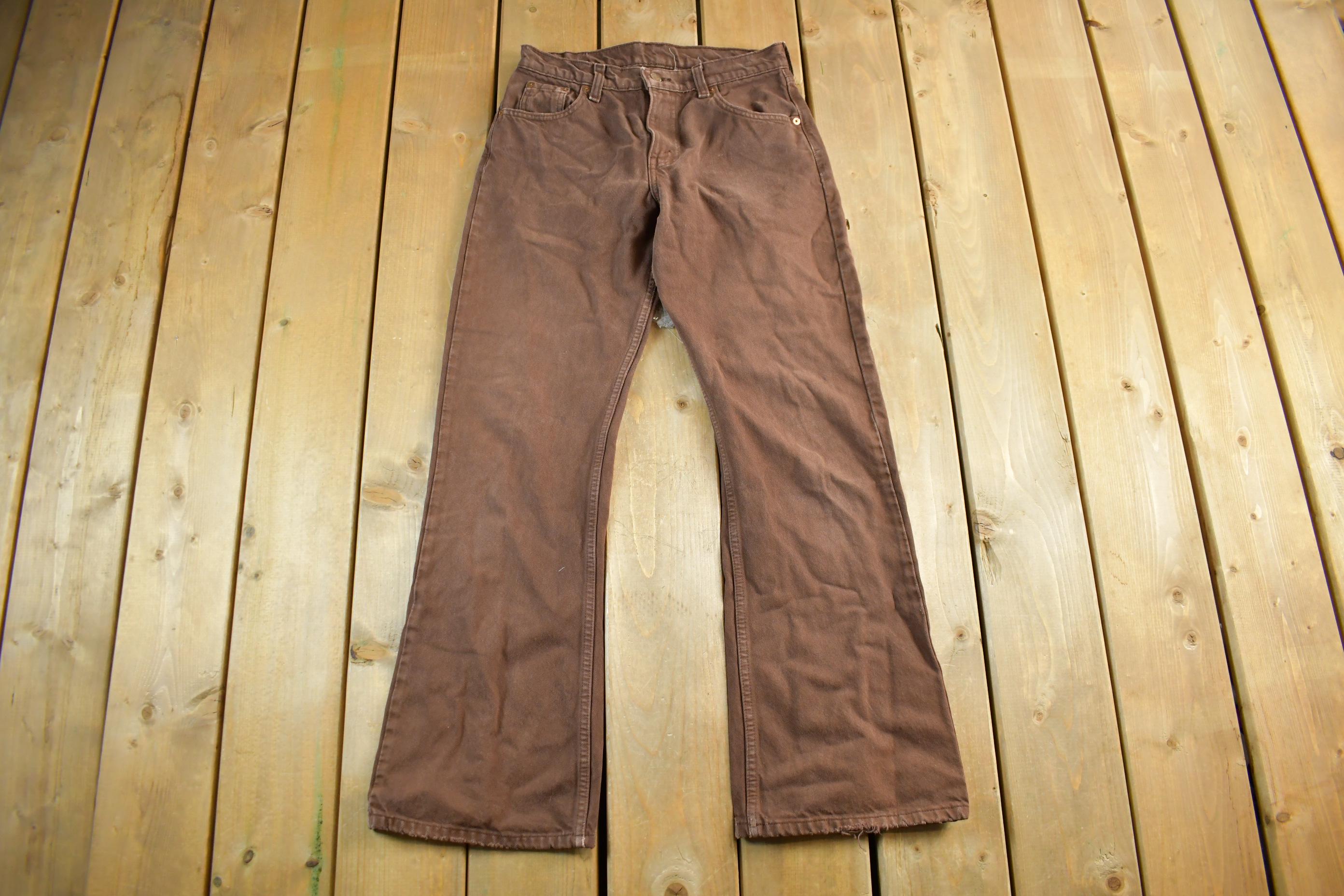 Vintage 1970s Levi's Bell Bottom Corduroy Flare Pants Size 30 x 31