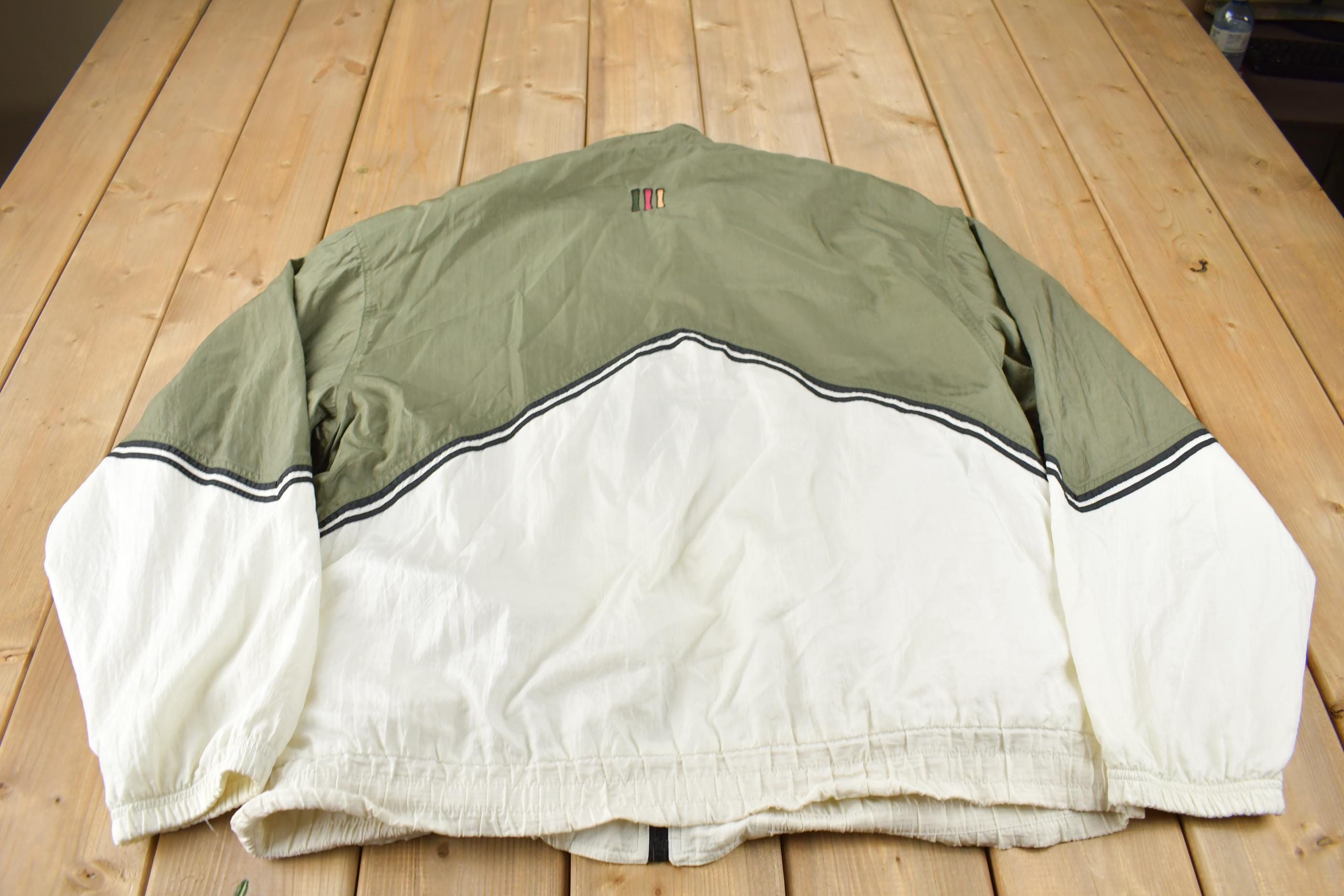 Vintage 1990s Head Color Block Windbreaker Jacket Size XL