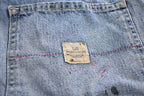 Vintage 1980s Lee Dungarees Distressed Paint Stained Size 36x32