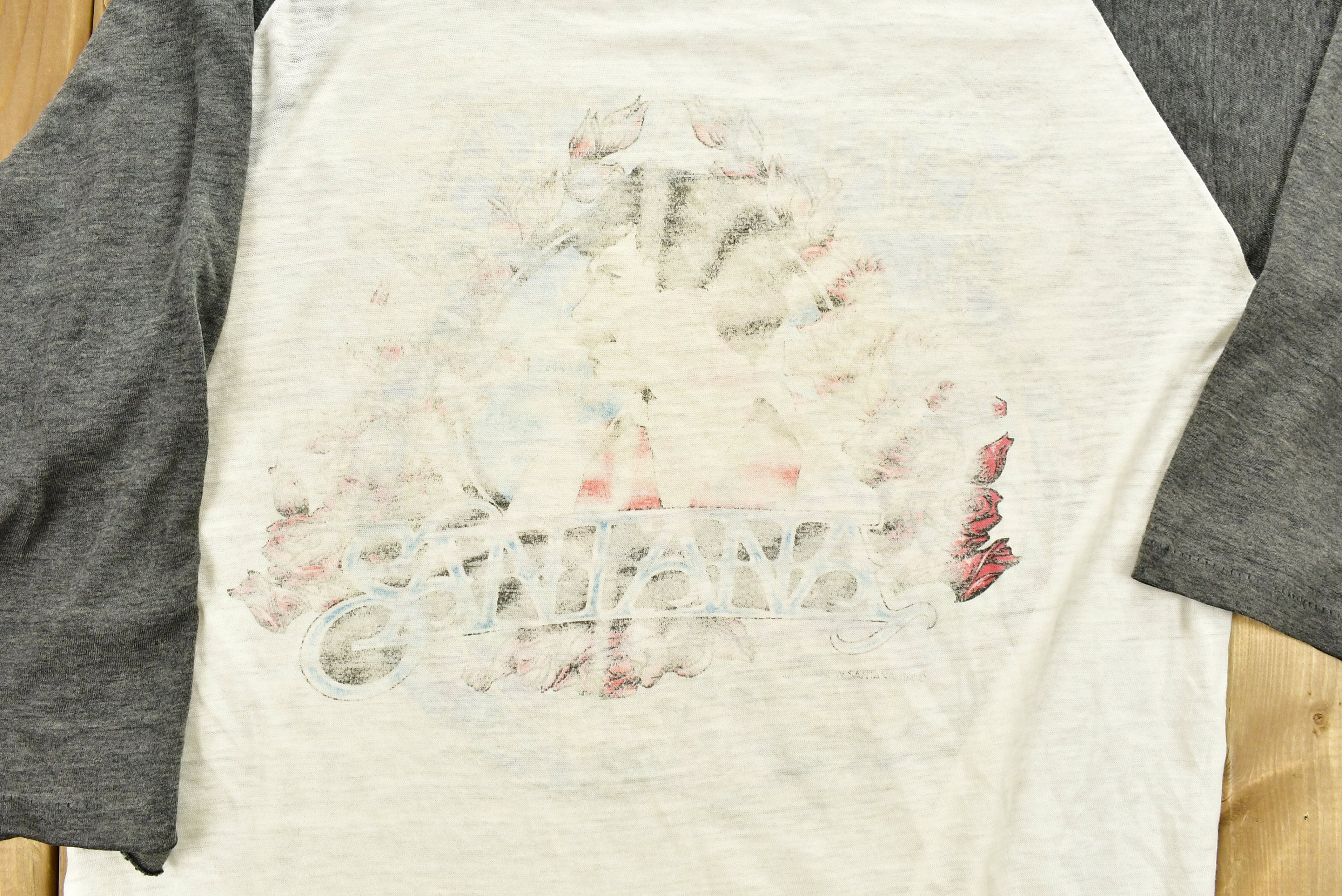 Vintage 1979 Carlos Santana Marathon Tour Raglan Band T-Shirt