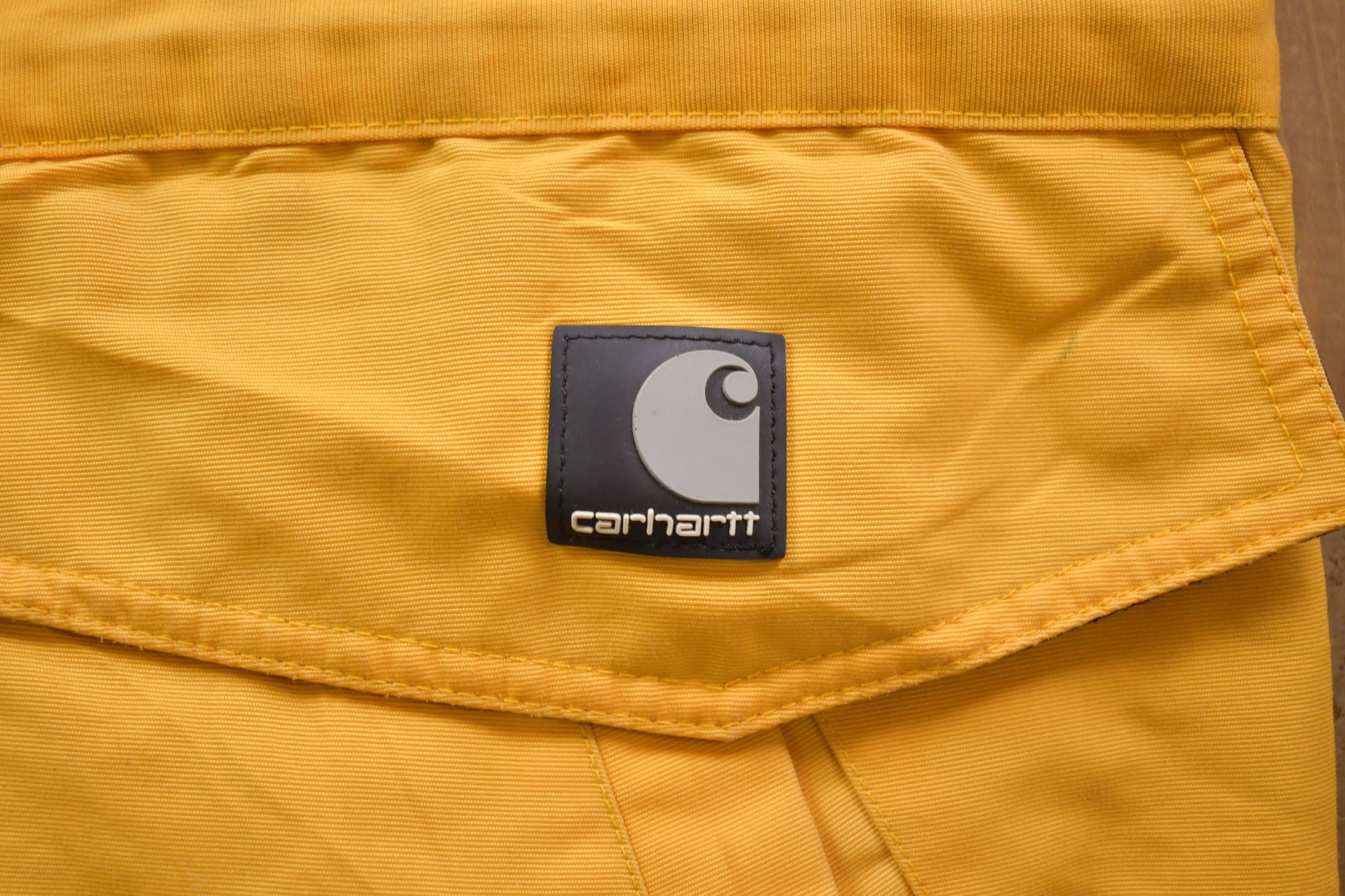 Vintage 1990s Carhartt Mens Winter Yellow Coat