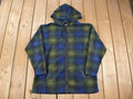 Vintage 1990s Fashion Bug Plaid Zip Up Fleece Sweater