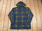 Vintage 1990s Fashion Bug Plaid Zip Up Fleece Sweater