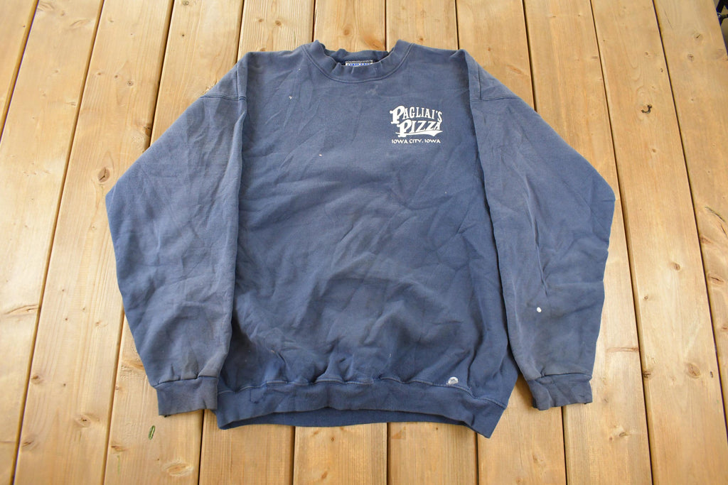 Vintage 1990s Pagliai's Pizza Promo Crewneck Sweatshirt Men's L