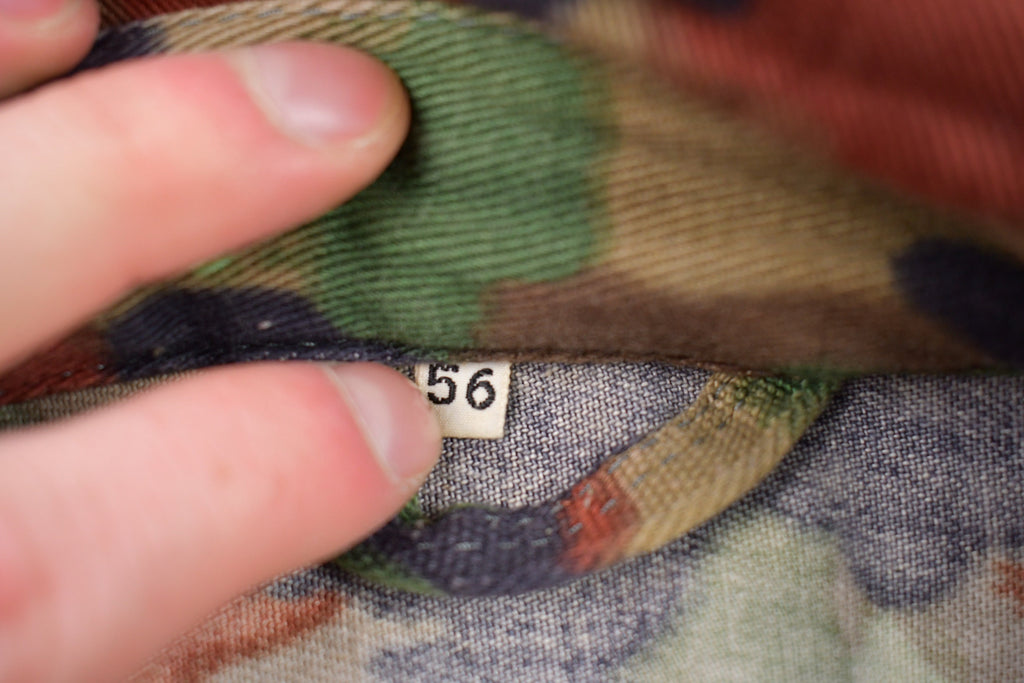Vintage 1990s Alpenflage Camo Canvas Hooded Jacket