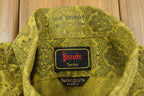 Vintage 1970s Bonds Geometric Design Pin Collar Button Up Shirt