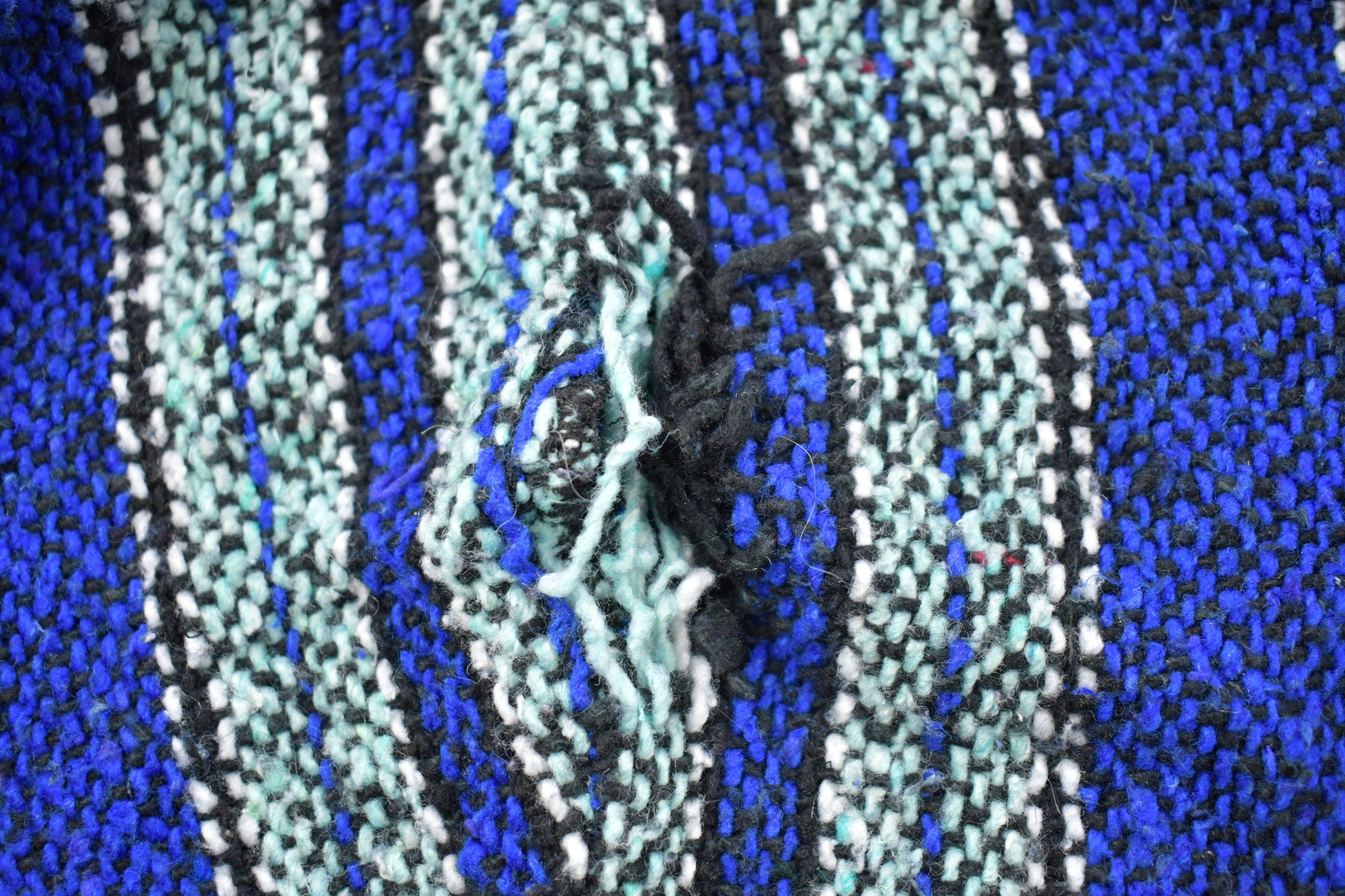 Vintage 1990s Knitted Baja Hooded Sweater