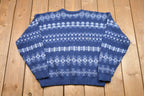 Vintage Scandia Knitted Striped Sweater