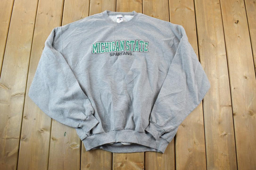 Vintage 1990s Michigan State Spartans University Collegiate Crewneck