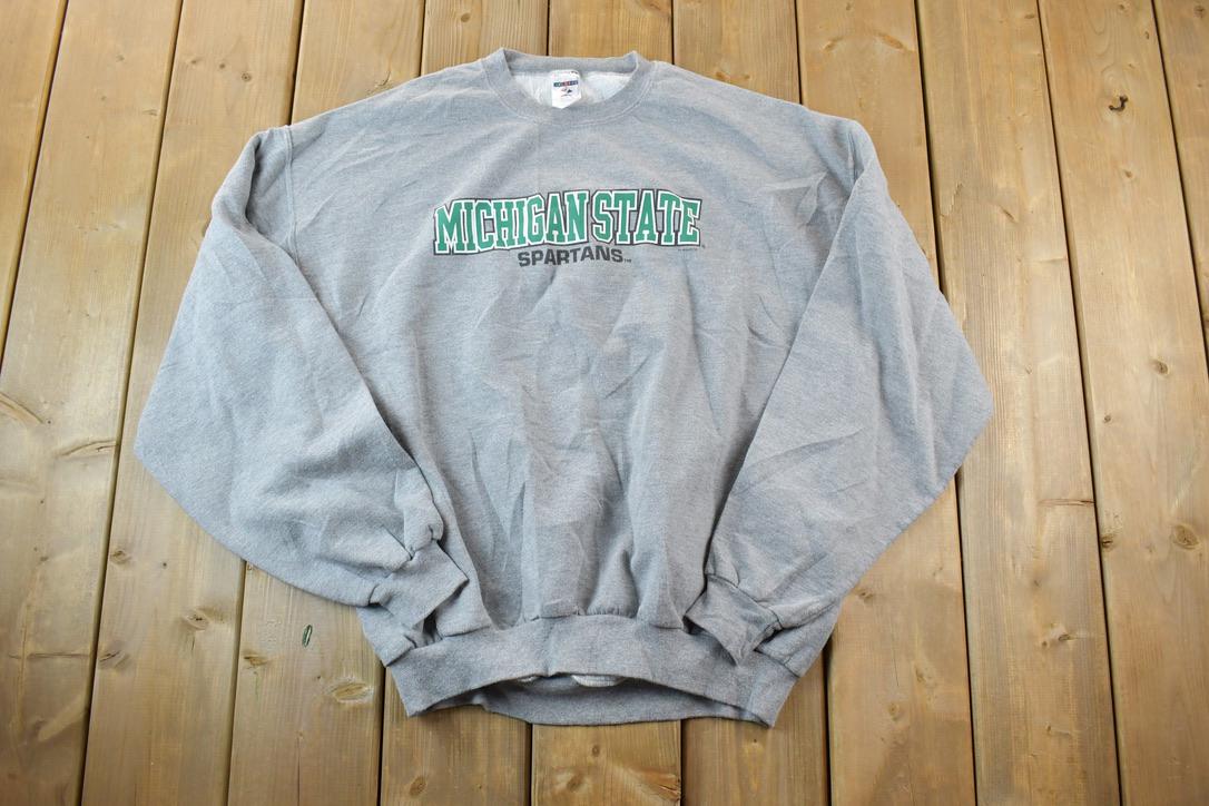 Vintage 1990s Michigan State Spartans University Collegiate Crewneck