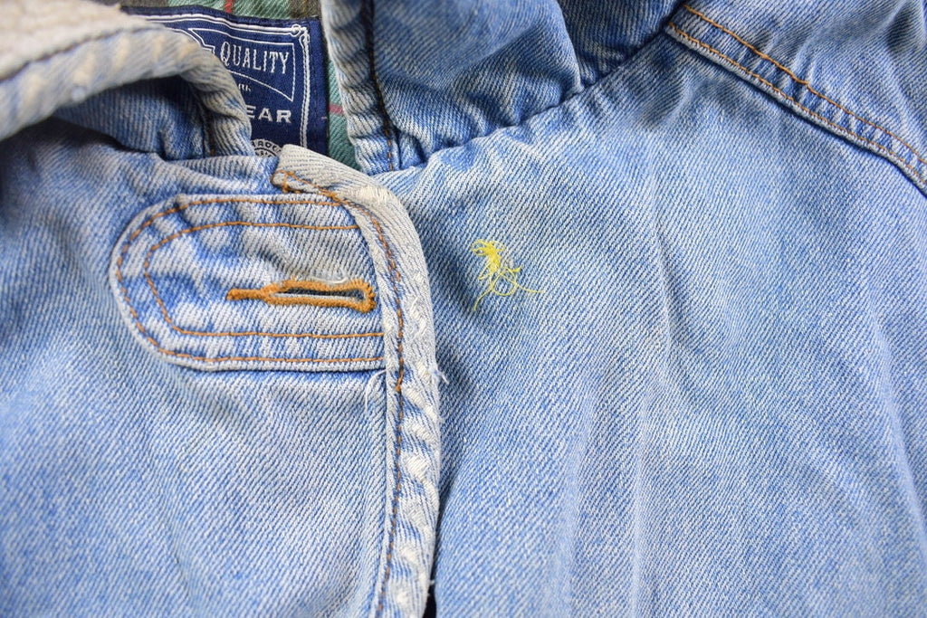 Vintage 1990s Forelli Jeanswear Blanket Lined Jean Jacket