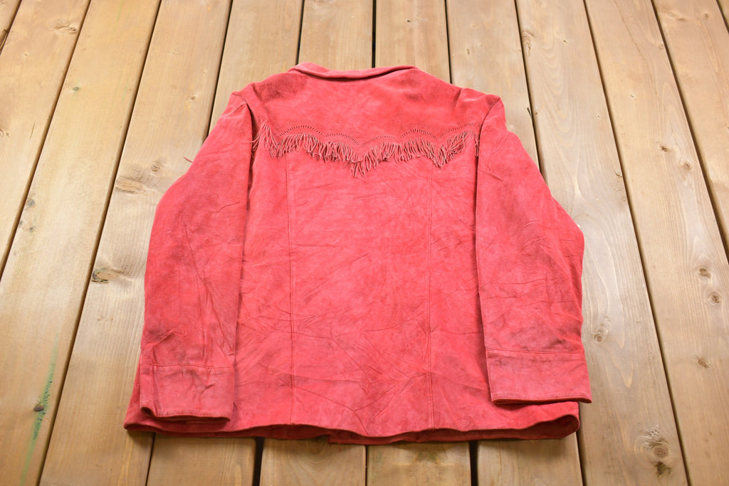 Vintage 1990s Western Fringe Jacket