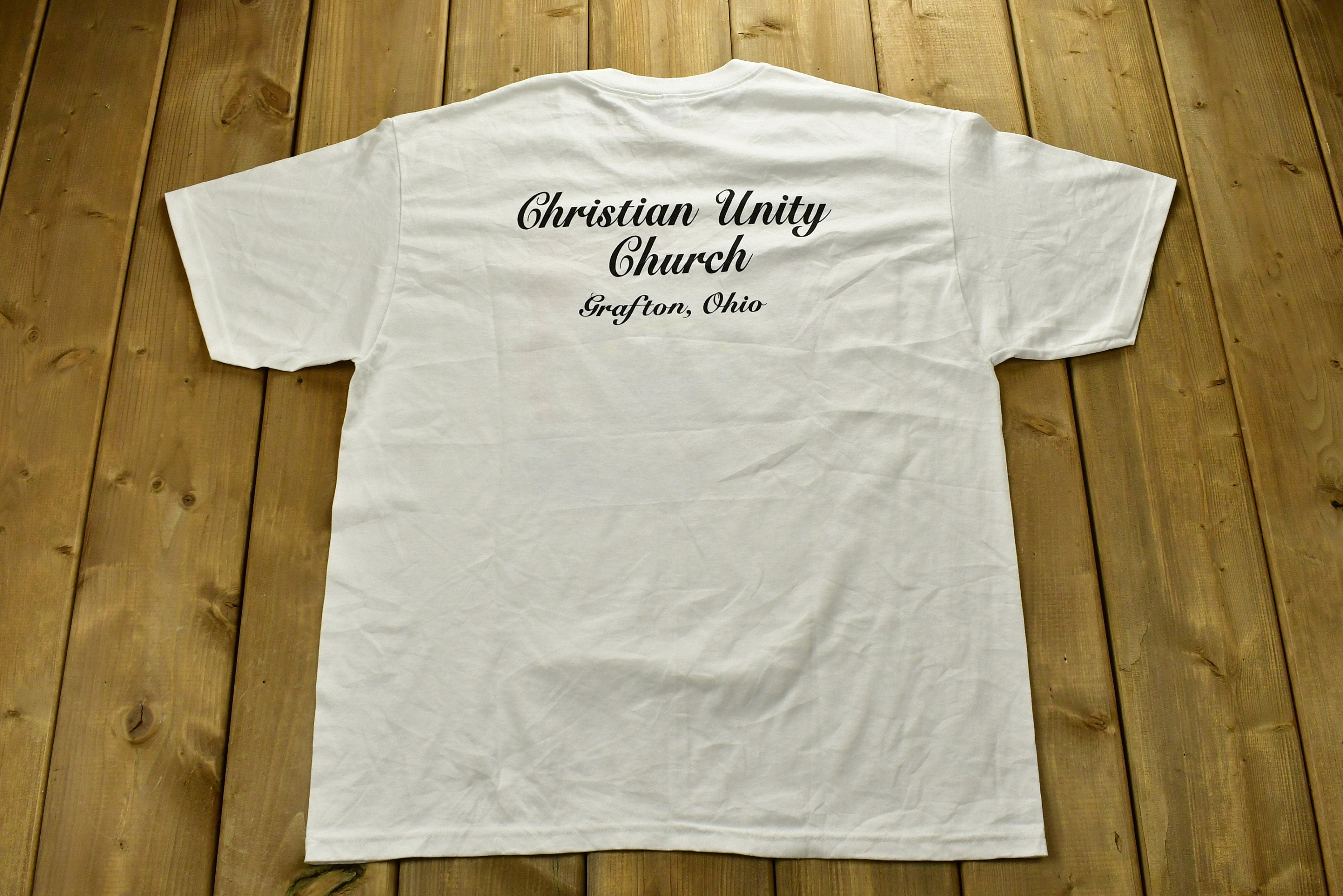 Vintage 1999 Christian Unity Church Ohio Graphic T Shirt