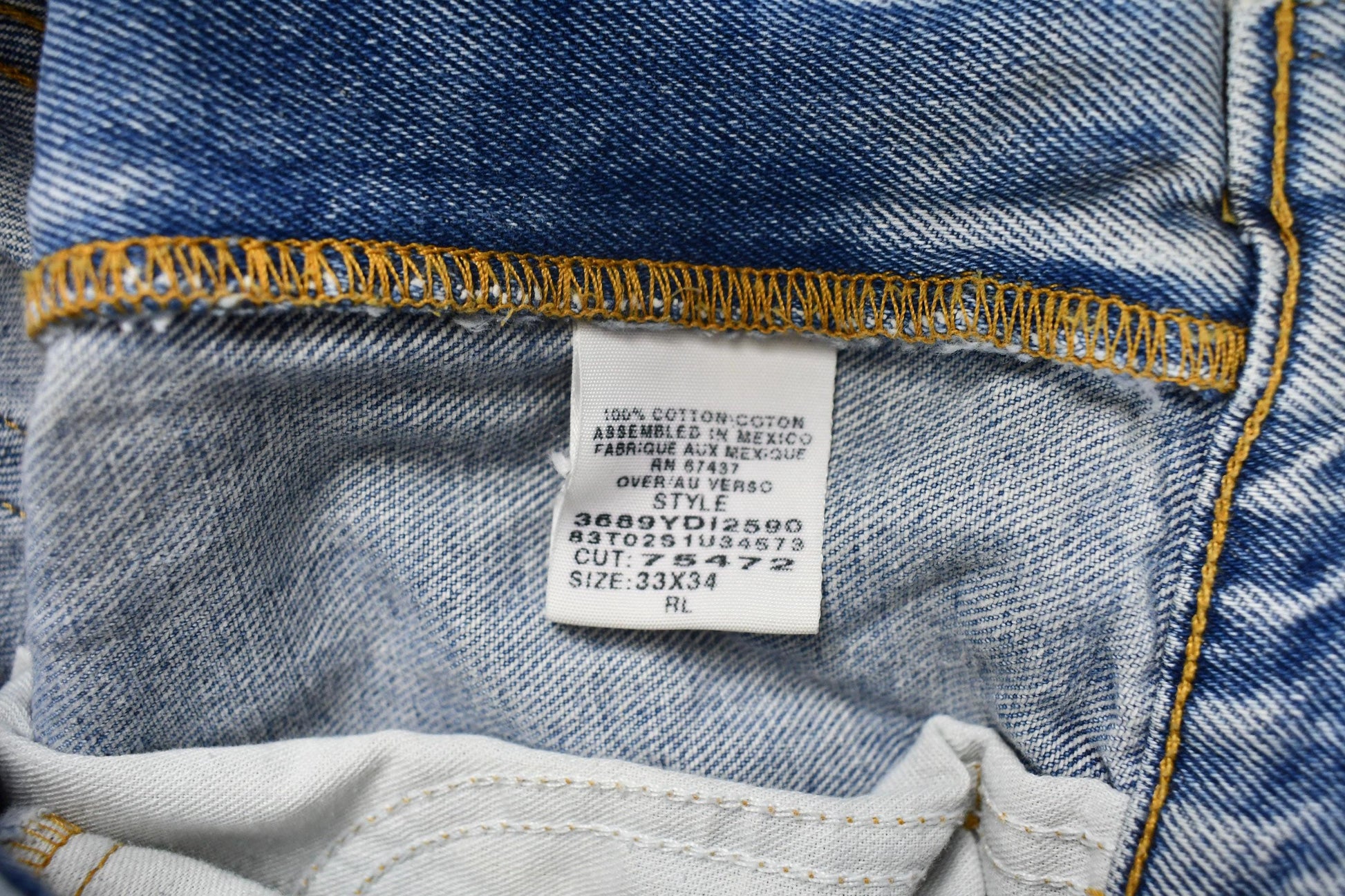 Vintage 2000s Ralph Lauren Polo Jeans Co Denim Jeans Size 31 x 33