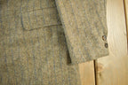 Vintage 1960s Harris Tweed Hand Woven Wool Two Button Blazer Jacket Men's Medium