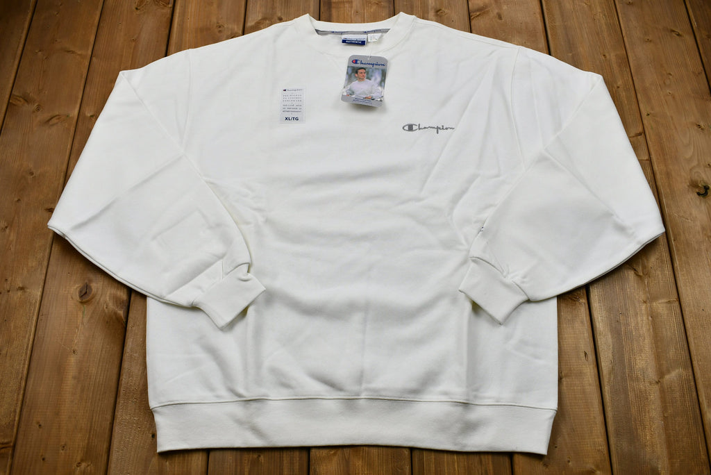 Vintage Deadstock Blank White Champion Sweatshirt